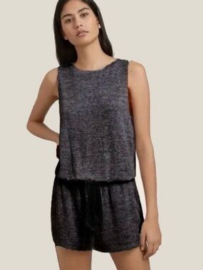 Aritzia Wilfred Free Izabel Romper in Gray